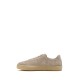 Erkek Bej Bağcıklı Süet Deri Sneaker